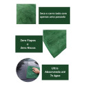 Toalha Secagem Automotiva Azul 40x60 400gsm Verde-escuro  Verde-escuro