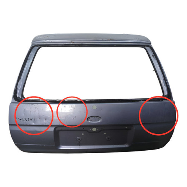 Tampa Traseira Escort Zetec Sw 99 Original C/detalhes Cinza