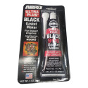Silicone De Alta Temperatura Abro Plus Black 85g Preto - Preto