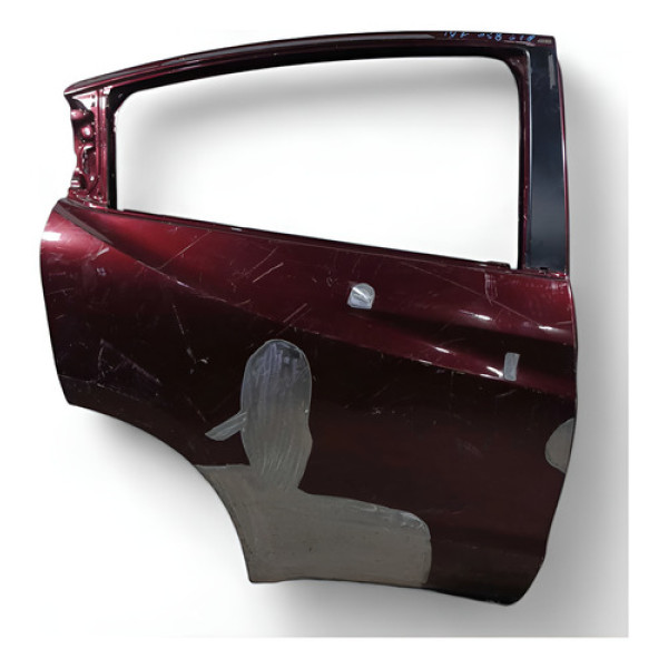 Porta Traseira Direita   Honda Hrv 2016/19 Recuperada Traseira Direita Vermelho