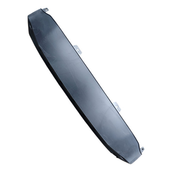 Spoiler Parachoque Traseiro Honda Civic G10 17/21 Sem Friso  Preto