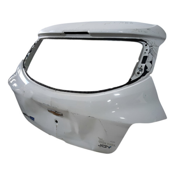 Tampa Traseira Onix Joy 2013 / 2019 (recuperavel) Com Avaria - Branco