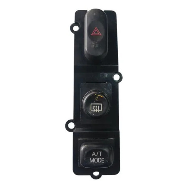 Comando Botão Pisca Alerta Pajero Sport 2002/2003 Preto