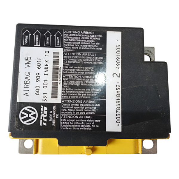 Módulo Central Eletronica Volkswagen Polo 2001/2013 Preto Preto