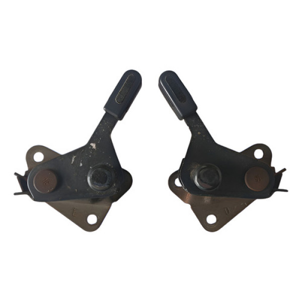 Suporte Par Trava Banco Traseiro Fiat Uno 2002 Preto Preto