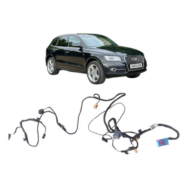 Chicote Forro Porta Dianteira Esquerda Audi Q5 2015 Preto