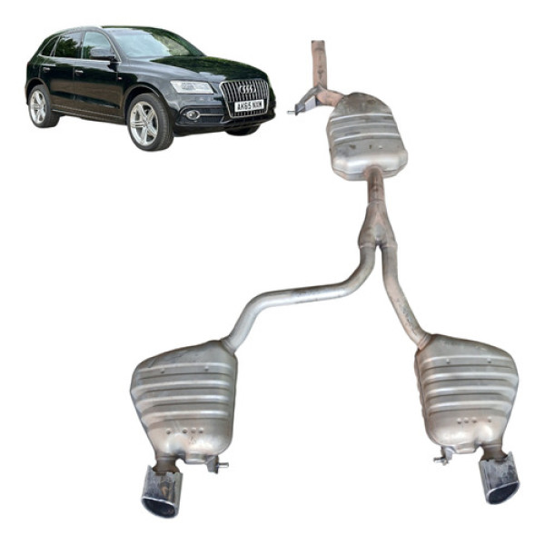 Escapamento Abafador Silencioso Audi Q5 2015