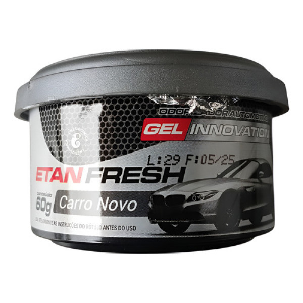 Gel Aromatizante Etan Fresh Etaniz 60g - Preto - Carro Novo - Preto - Carro Novo