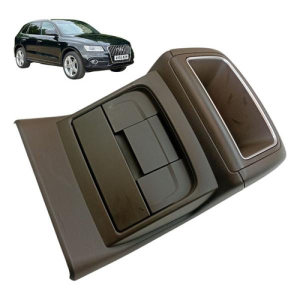 Moldura Central Traseira Cinzeiro Porta Objetos Audi Q5 2015 Cinza-escuro
