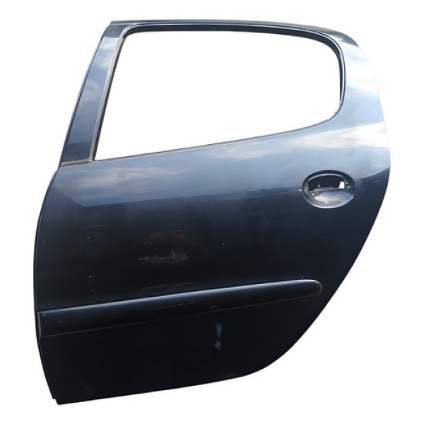 Porta Traseira Esquerda Peugeot 206 2007 Traseira Esquerda Preto
