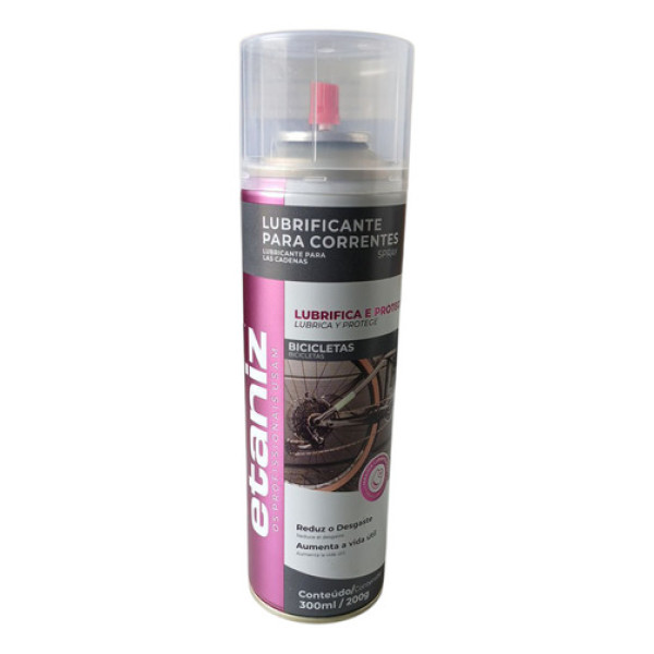 Lubrificante De Corrente Bike/moto Etaniz 300ml Spray