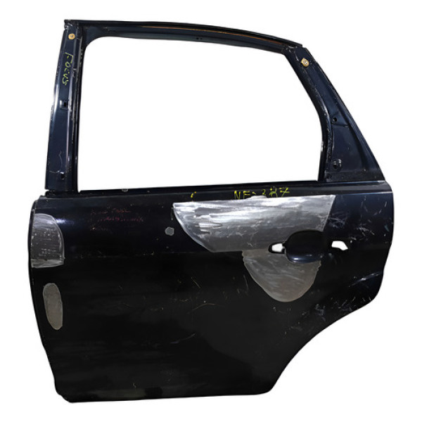 Porta Traseira Esquerda  Recuperada Ford Focus 2009/2013 - Traseira - Esquerda - Preto