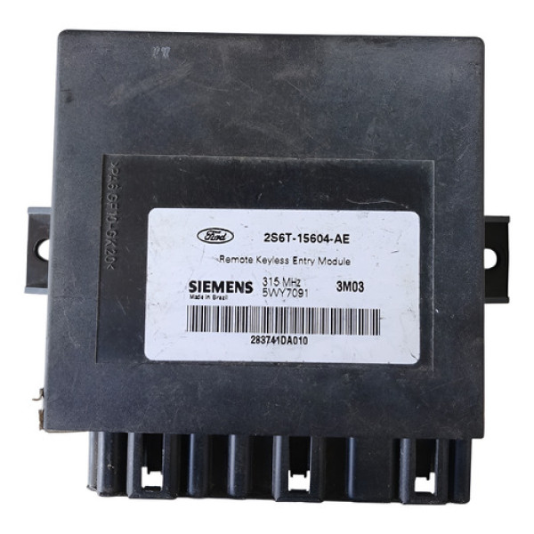 Módulo Conforto Vidro Trava Ford Fiesta 2010 Preto Preto