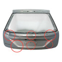  Tampa Traseira De Malas Ford Focus Hatch 09/13 (recuperavel Cinza
