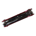 Canivete Multiuso Aço Inox 9.5cm Hutz Vermelho