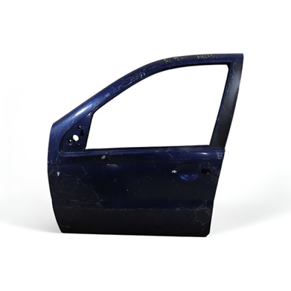 Porta Dianteira Esquerda  Recuperavel  Palio   2001/2007 Traseira Esquerda Azul