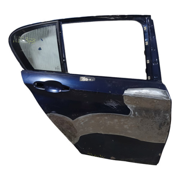 Porta Traseira Direita Recuperada Bmw 120i  Direita Dianteira Azul-escuro