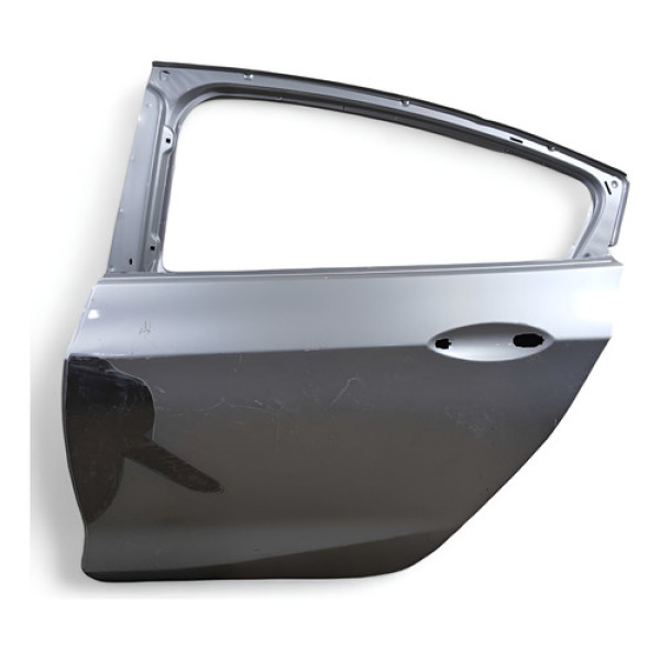 Porta Traseira Esquerda Recuperada Cruze 2017 Traseira Esquerda Prateado