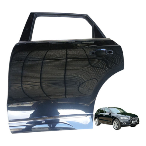 Porta Traseira Esquerda Audi Q5 2015 Traseira Esquerda Preto Traseira Esquerda Preto
