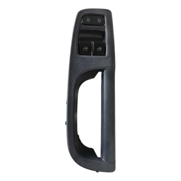 Moldura Dianteira Esquerda C/botao Volkswagen Gol 13/16 Cinza-escuro