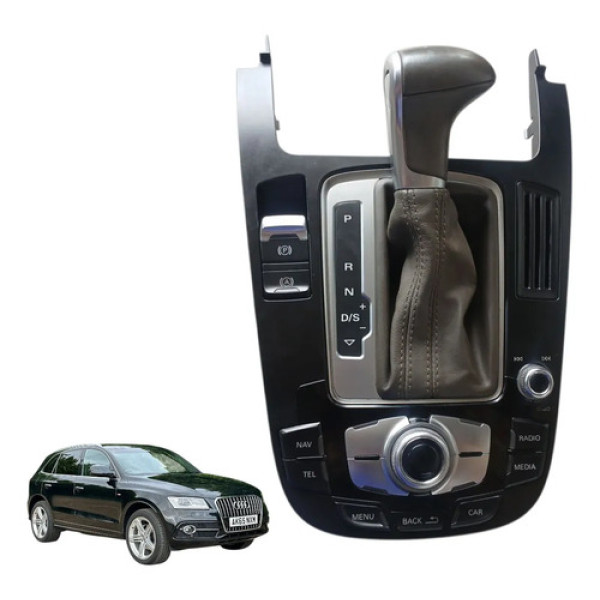 Moldura Completa Console Central Audi Q5 2015 Preto Preto