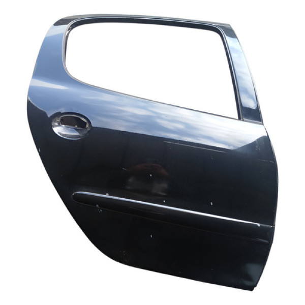 Porta Traseira Direita Peugeot 206 2007 Traseira Direita Preta