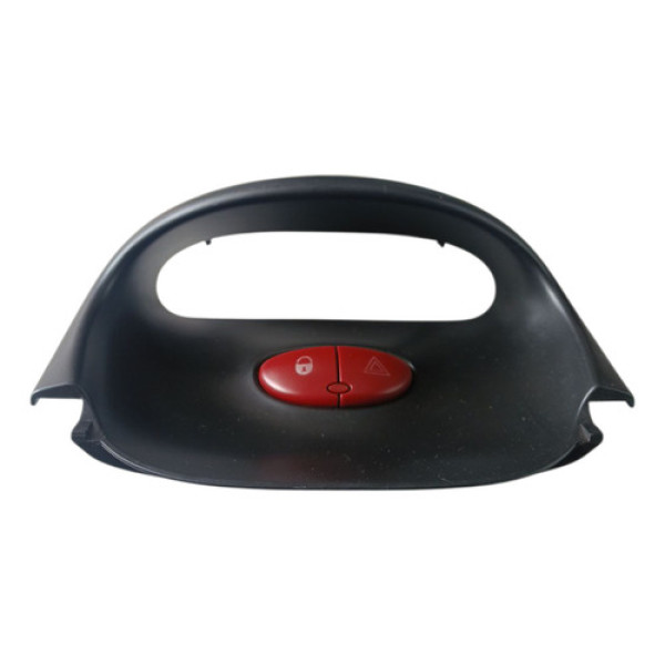 Moldura Computador De Bordo Peugeot 206 01/08 Preto