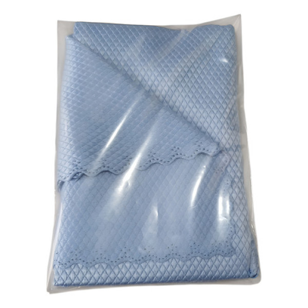 Microfibra Automotiva Escama De Peixe 38x60 Azul 260 Gsm Azul