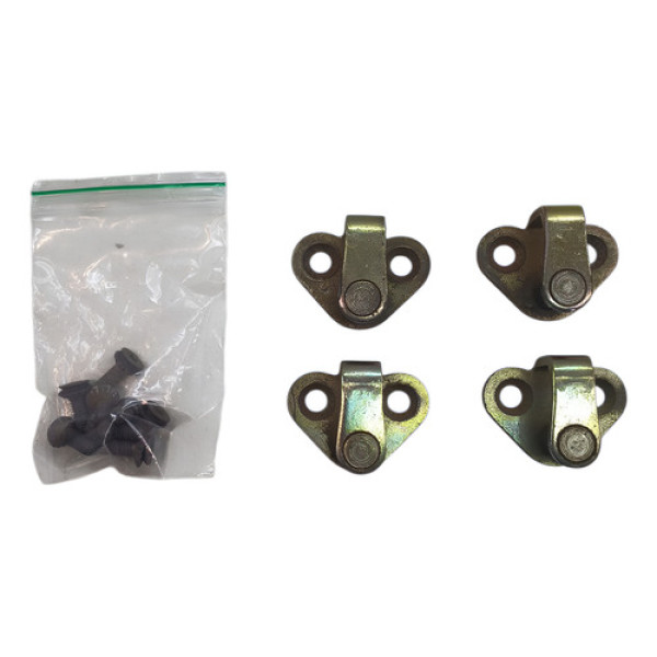 Kit 4 Batentes Porta Peugeot 206 2007 Cinza