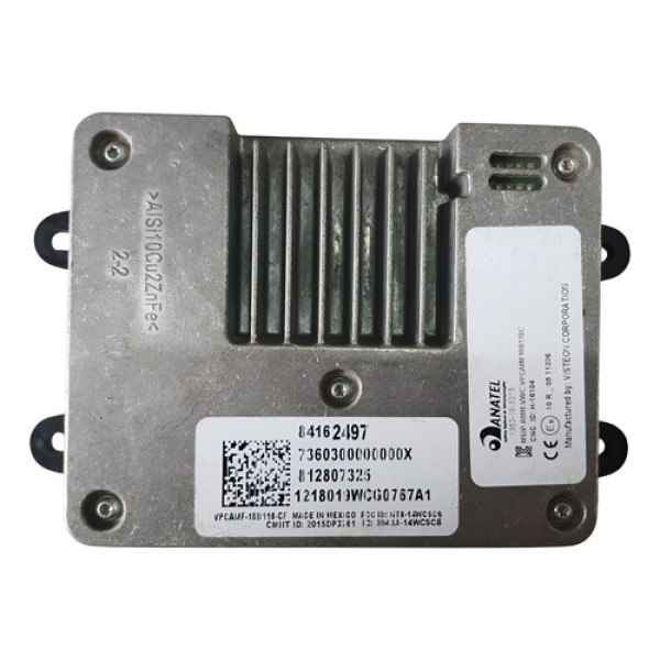 Módulo Carregador Wireless Chevrolet Cruze 16/19 Cinza Cinza