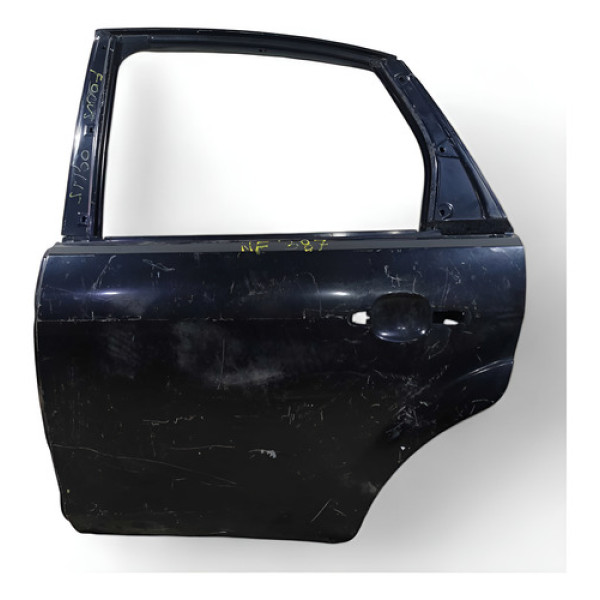 Porta Traseira Esquerda  Recuperada Ford Focus 2009/13 Traseira Esquerda Azul