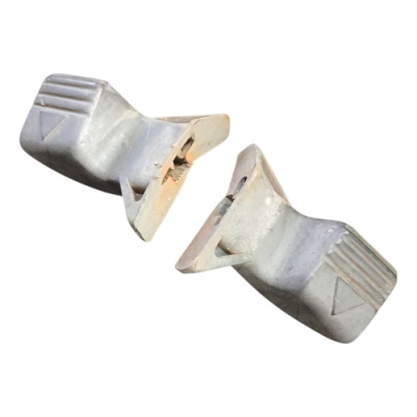 Par Maçaneta Puxador Porta Fiat Premio Uno Mile 2 Portas Preto