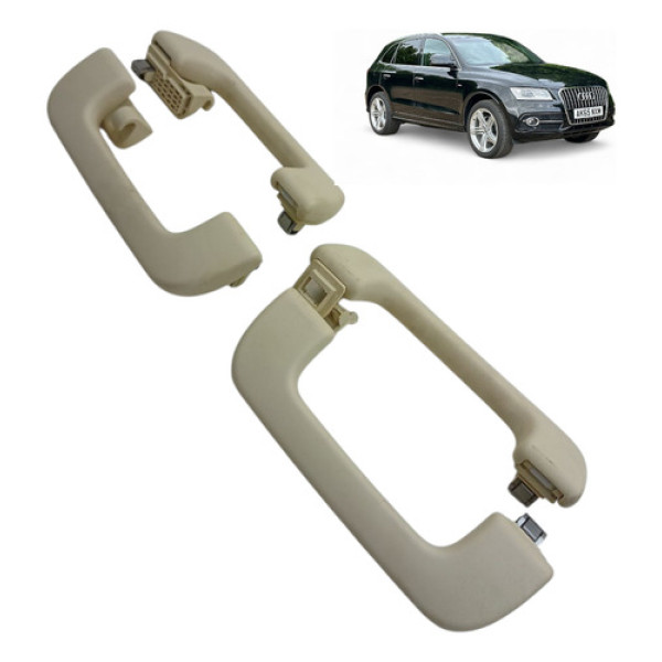 Kit Alças Teto Pqp Audi Q5 2015 Original Cinza Cinza
