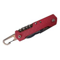 Canivete Multiuso Aço Inox 9.5cm Hutz Vermelho