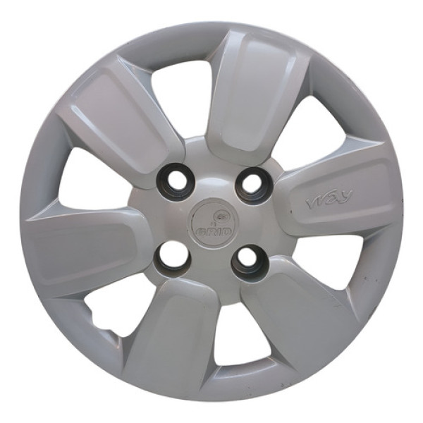 Calota Aro 14 Uno Way 2014 Cinza