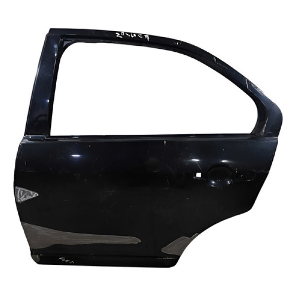 Porta Traseira Esquerda Recuperada  Ford Fusion 2008 - Traseira - Esquerda - Preto