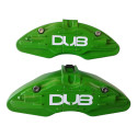 Par Capa Pinça De Freio Esportiva Dub Universal Verde Verde