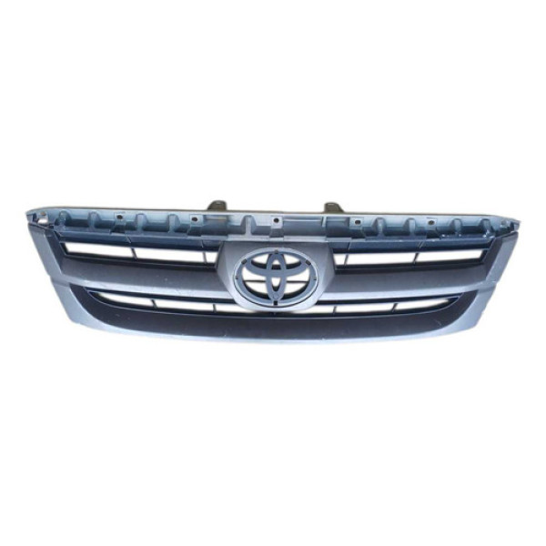 Grade Frontal Para-choque Toyota Hilux 2010/2013 Cinza Fosco