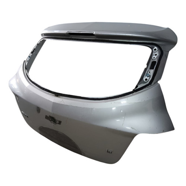 Tampa Traseira Chevrolet Onix Lt Original (recuperada) Prateado