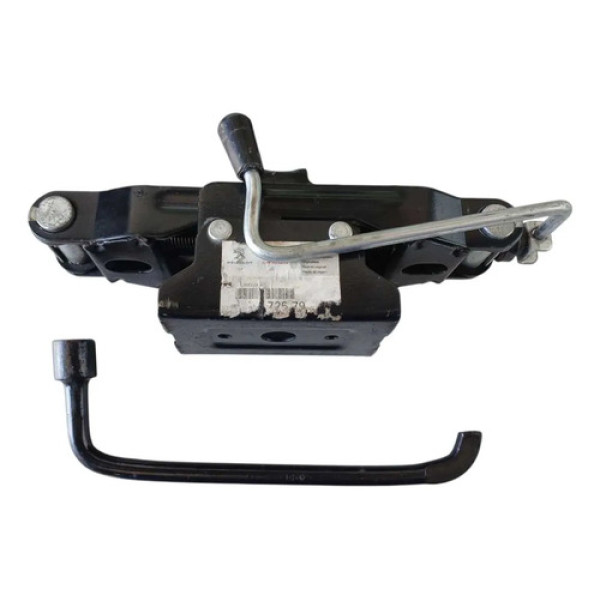 Kit Macaco E Chave De Roda 17 Peugeot 206 2007/2012 Preto