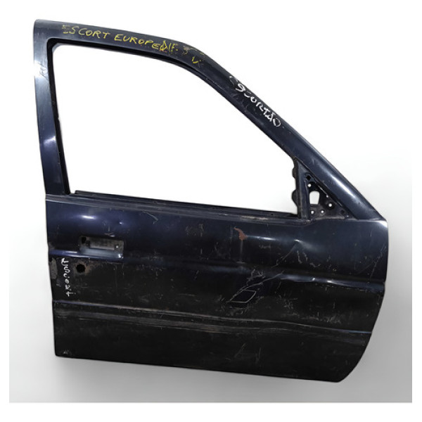 Porta Dianteira Direita Recuperada Escort 97 Azul Direita Dianteira