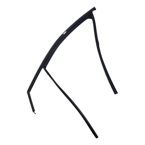 Borracha Canaleta Dianteira Esquerda Renault Captur 2017/23  Preto