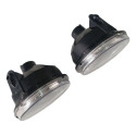 Par Farol Milha Chevrolet Onix 13/19 Paralelo Branco Branco