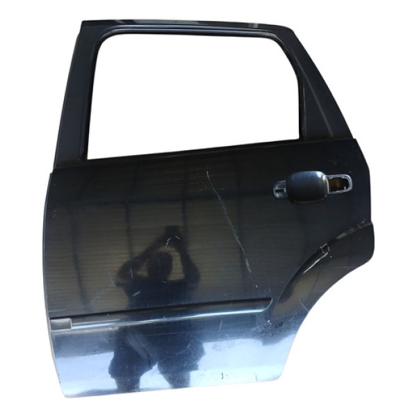 Porta Traseira Esquerda Ford Fiesta 2004 - Traseira - Esquerda - Preto