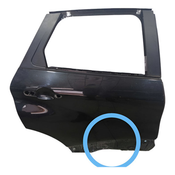 Porta Traseira Esquerda Captur 2018 Original (recuperavel) - Traseira - Esquerda - Preto