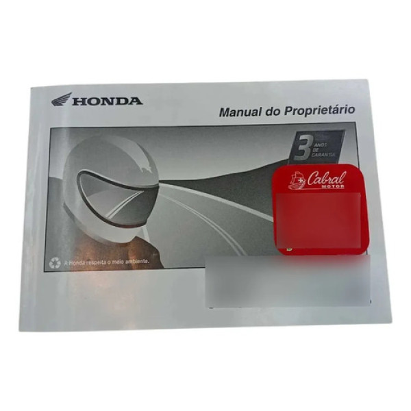 Manual Do Proprietário Honda Cb250f Twister Cbs/abs